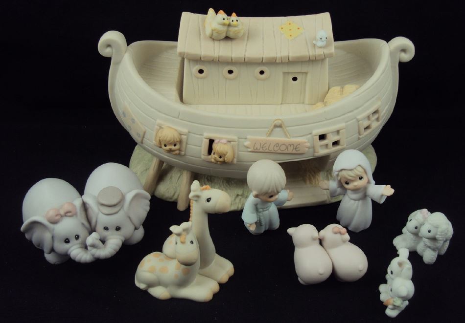 precious moments noah's ark figurines